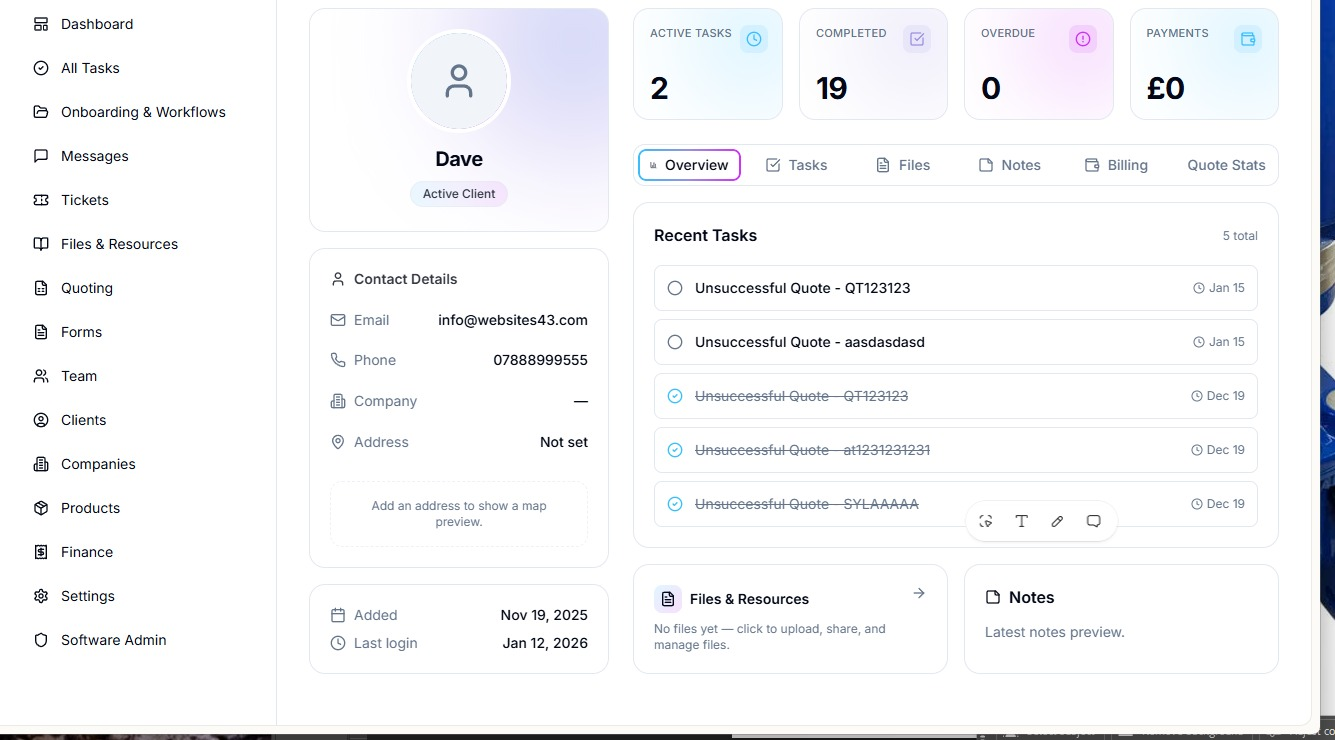 Client Profiles